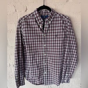 Ralph Lauren Boys XL plaid long sleeve shirt